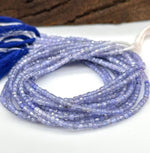 Load image into Gallery viewer, Natural Tanzanite Box Shape Beads, 2 MM Tanzanite Shaded Gemstone Beads, 12 Inches Cube Shape Faceted Loose Beads Strand for Jewelry Making