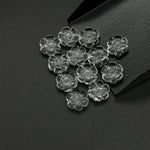 Load image into Gallery viewer, Natural cc Shape Beads, Clear Crystal Flower Shape Carving, Jewelry Making Loose Gemstone Charms, 12 MM, Carved Crystals