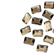 Natural Smokey Quartz Octagon Shape Gemstone, 10X14 MM Smokey Quartz Faceted Cushions, Fancy Cut Gemstone Beads, Jewelry Making Gemstone