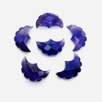 Load image into Gallery viewer, 2,3,4,5,6 Pcs Natural Amethyst faceted eagle Shape gemstone, Faceted Hand Carved eagle gemstone, fancy Shape Gemstone,16X10 mm