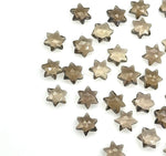 Load image into Gallery viewer, Natural Smokey Quartz Little Stars, Brown Smokey Quartz Star Shape Beads, 6 MM Star Shape Gemstone for Jewlery, 6 Sides Carving Star Beads