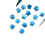 Load image into Gallery viewer, Mini Blue Opal Star Shape Briolettes, Hand Carved Faceted Star Beads, Wholesale Loose Gemstone Star Charm, Jewelry Making Star 8 MM
