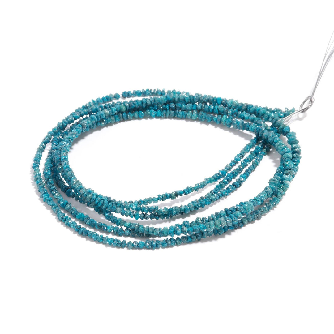 Natural Blue Rough Diamond Beads, Raw Form Blue Diamond Nuggets Beads, Jewelry Making Natural Diamond Beads, Loose Wholesale Diamond, 2-3 MM
