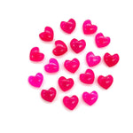 Load image into Gallery viewer, Hot Pink Chalcedony Heart Shape Briolettes, AAA Pink Chalcedony Smooth Heart Shape Beads, Loose Gemstones, 8 MM Heart Charms for Jewelry