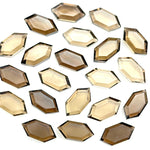 Load image into Gallery viewer, Natural Smokey Quartz Hexagon Beads, New Fancy Shape Charms For Jewelry, 7X14 Geometrical Shape Gemstone Beads, Wholesale Carving Beads