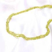 Natural Peridot Uncut Beads Strand, Green Peridot Chips Beads for Jewelry Making, 16