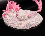 Load image into Gallery viewer, AAA Morganite Round Beads, Pink Morganite Micro Faceted Round Beads, Loose Crystal Beads for Jewelry Making, 13 Inches, 3 MM