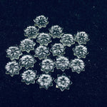 Load image into Gallery viewer, 1,2,3,4,5 pcs 100% Natural Crystal Quartz  Flower Shape Carved Gemstone, Flower Shape Carving, Carved Gemstone For Jewellery  16 mm