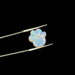 Load image into Gallery viewer, Tiny Rainbow Moonstone Dog Paw, AAA+ Gemstone Paw Carving, 13 MM Paw Charm, Flashy Dog Paws for Jewelry &amp; Craft Making Gift For Animal Lover