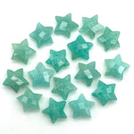 Load image into Gallery viewer, Natural Amazonite Star Shape Briolettes, Carved Star Shape Beads, Amazonite Faceted Star Charms, Wholesale Loose Beads for Jewelry, 12 MM