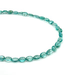 Load image into Gallery viewer, Dainty Sky Apatite Beaded Necklace, Natural Apatite Gemstone Necklace, Sterling Silver Jewelry, Sky Apatite Handmade Jewelry, Gift for her
