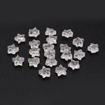 Load image into Gallery viewer, New!! Natural Crystal Quartz Rough Star Shape Beads, Clear Crystal Quartz Star Shape Gemstone For Jewlery, Loose Star Beads 10 MM, Raw Stars