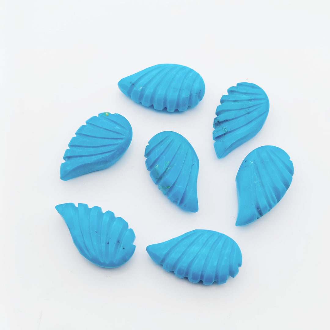 2,3,4,5,6 100%  turquoise fancy Shape Carving, Hand carved Fancy shape Gemstone, carved Gemstone jewelry Making,18X10 mm