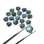 Load image into Gallery viewer, Flashy Labradorite Heart Shape Beads, Natural Labradorite Hand Carved Heart Charms for Jewelry Making, Faceted Heart Shape Briolette's 13 MM