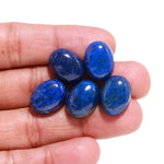 Load image into Gallery viewer, Natural Lapis Lazuli Oval Shape Beads, Blue Lapis Smooth Gemstone Beads, Loose Carving Beads, Oval Charms for Jewelry Making 12X16 MM