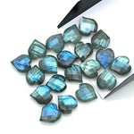 Load image into Gallery viewer, Flashy Labradorite Heart Shape Beads, Natural Labradorite Hand Carved Heart Charms for Jewelry Making, Faceted Heart Shape Briolette's 13 MM