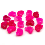 Load image into Gallery viewer, Dazzling Hot Pink Chalcedony Butterfly Shape Beads, Hot Pink Hand Carved Butterfly Briolettes, Gemstone Charms for Jewelry Making, 13 MM