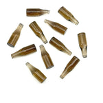 Load image into Gallery viewer, AAA+ Natural Smokey Quartz Mini Bottle Carving Beads, Bottle Shape Hand Carved Gemstone, Jewelry Making Charms, 7X21 MM Miniature Carvings