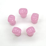 Load image into Gallery viewer, Amazing Pink Chalcedony Hand Shape Carving, Handmade Punch Shape Stone, 27 MM Loose Hand Fist Charm For Jewelry Making, Hamsa Charms Beads