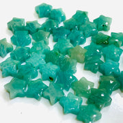 Superb AAA Amazonite Star Shape Smooth Briolettes, Natural Amazonite Star Shape Beads, Hand Carved Smooth Star Gemstone Beads, 10 MM