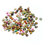 Load image into Gallery viewer, AAA Tourmaline Oval Shape Cabochons, 5 Pcs Multi Tourmaline Oval Shape Smooth Beads for Jewelry Making, Tourmaline Gemstones, 8 MM