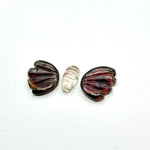 Load image into Gallery viewer, natural tourmaline Butterfly Shape Carving, Hand carved tourmaline Butterfly loose carving, carved butterfly for jewelry Making 25x11mm.