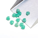 Load image into Gallery viewer, Natural Amazonite Heart Shape Beads, Green Amazonite Heart Shape Charms, Mini Plain Heart Briolette's for Jewelry Making, 8 MM
