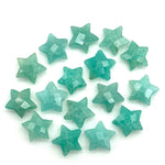 Load image into Gallery viewer, Natural Amazonite Star Shape Briolettes, Carved Star Shape Beads, Amazonite Faceted Star Charms, Wholesale Loose Beads for Jewelry, 12 MM