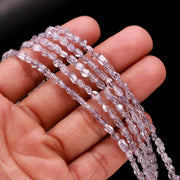 Tanzanite Color Herkimer Quartz Diamond Beads, Purple Herkimer Straight Drill Diamonds, Jewelry Making Raw Beads, 4-6 MM, Diamond Necklace