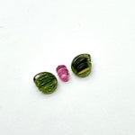 Load image into Gallery viewer, natural tourmaline Butterfly Shape Carving, Hand carved tourmaline Butterfly loose carving, carved butterfly for jewelry Making 19x7mm.