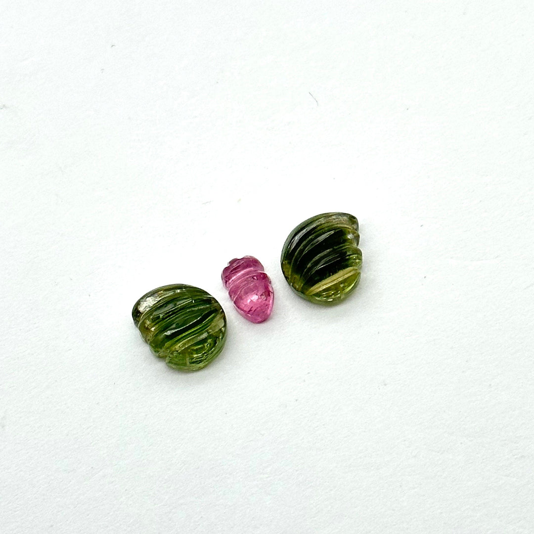 natural tourmaline Butterfly Shape Carving, Hand carved tourmaline Butterfly loose carving, carved butterfly for jewelry Making 19x7mm.