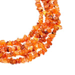 Load image into Gallery viewer, AAA Carnelian Uncut Chips Beads, Natural Orange Carnelian Chips Shape Beads, Freeform Uncut Beads for Jewelry Making, 16" Strand, 3-4 MM