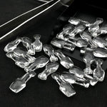 Load image into Gallery viewer, 1,2,3,4,5 pcs Pretty Crystal Quartz Wine Glass Shape Carved Gemstone, New Designer Gemstone, Crystal Glass Shape Faceted Briolettes 8X20 MM