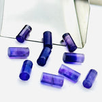 Load image into Gallery viewer, 2,3,4,5 pcs 100% Natural amethyst Faceted Pipe Shape Loose Gemstone, Loose Gemstone, Gemstone for Jewlery 10X6 mm