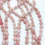 Load image into Gallery viewer, AAA Pink Opal Tumble Shape Gemstone Beads, Pink Opal Plain Nuggets Shape Beads, 8" Fancy Wholesale Jewelry Beads, 7-8 MM