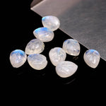 Load image into Gallery viewer, Natural Rainbow Moonstone Leaf Shape Carved Briolette's Beads Jewelry Making 10 MM