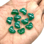 Load image into Gallery viewer, Natural Green Onyx Butterfly Shape Beads, AAA Green Onyx Hand Carved Butterfly Briolettes, Gemstone Carvings, 13 MM Mini Butterfly Charms