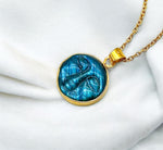 Load image into Gallery viewer, Flashy Carved Labradorite Face Pendant, AAA Natural Labradorite Chakra Necklace For Her, 18 mm Face Charm, Birthday Gift For Women's