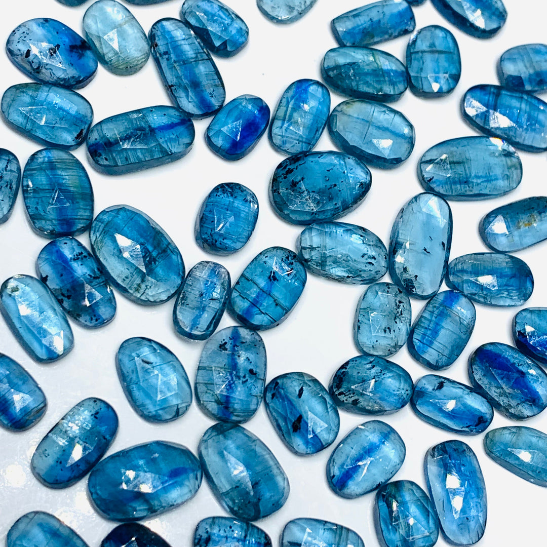 Amazing AAA Quality 100% Natural Kyanite Rose Cuts, Loose Gemstone, Gemstone For Jewellery, 11X6 15X8 mm