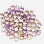 Natural Ametrine Heart Shape Beads, AAA Ametrine Faceted Heart Shape Gemstones, Ametrine Heart Charms for Jewelry, 10 MM