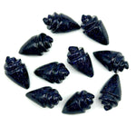 Load image into Gallery viewer, Natural Blue Sunstone Conch Shell Shape Carving, Sparkling Sunstone Hand Carved Shell Shape Gemstone Beads, 18X10 MM, Loose Shell Gemstone