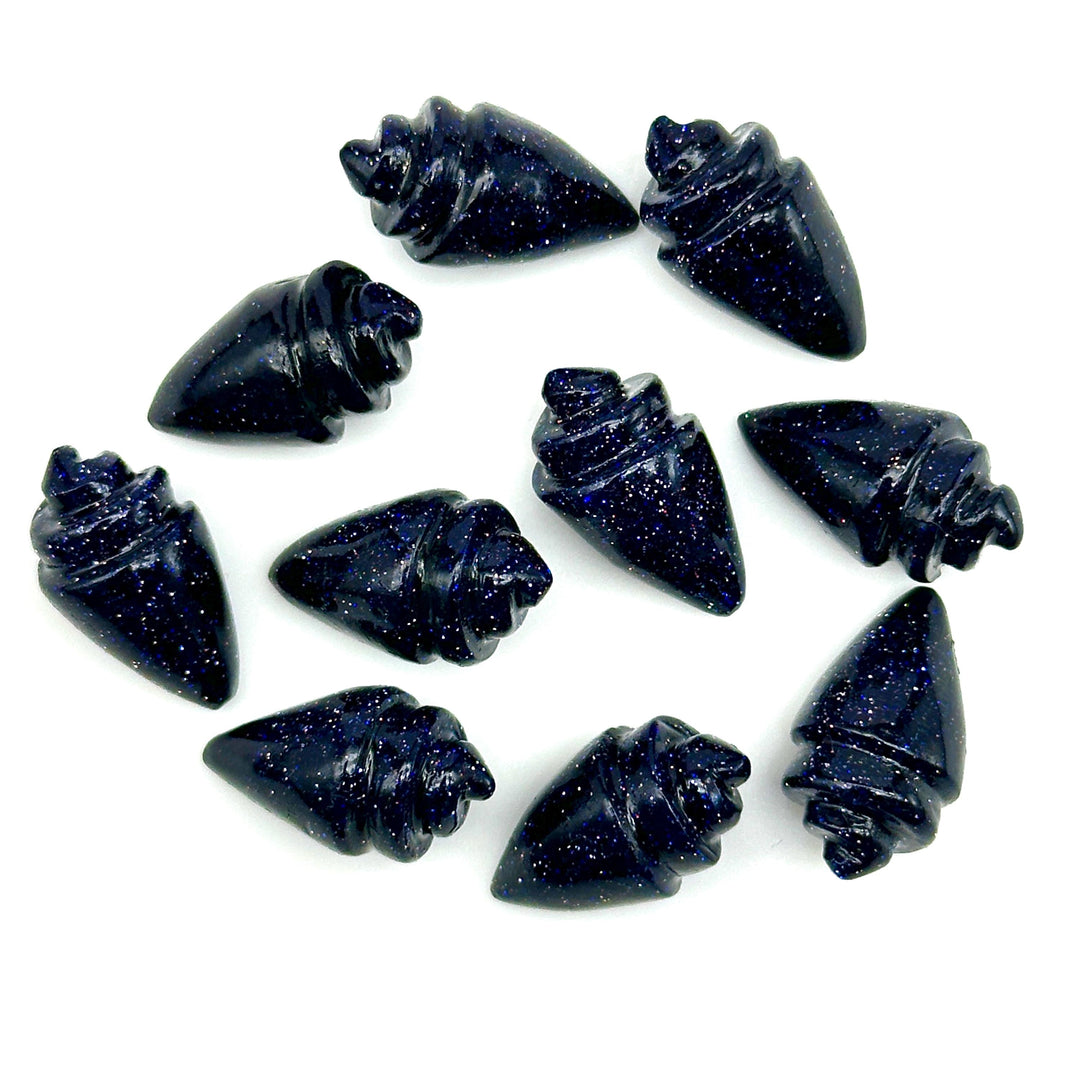 Natural Blue Sunstone Conch Shell Shape Carving, Sparkling Sunstone Hand Carved Shell Shape Gemstone Beads, 18X10 MM, Loose Shell Gemstone