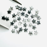 Load image into Gallery viewer, Super Cute Natural Black Rutile Star, Faceted Stars Shape Beads, Jewelry Making Loose Gemstone, Faceted Hand Carved Gemstone, 8 mm