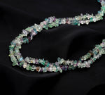 Load image into Gallery viewer, Natural Fluorite Uncut Beads Strand, Multi Fluorite Chips Beads for Jewelry Making, 16" Inch Uncut Chip Beads, Freeform Uncuts