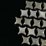 Load image into Gallery viewer, Natural Grey Moonstone Ninja Star Shape Carving Beads, Fancy Star Shape Gemstone Beads, 11X15 MM Jewelry Making Star Shape Briolettes Beads