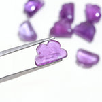 Load image into Gallery viewer, AAA Purple Amethyst Clouds Shape Beads, Natural Amethyst Smooth Cloud Shape Stones, Carved Amethyst Cloud Charms, 12 MM, Loose Briolettes