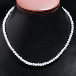 Load image into Gallery viewer, Pretty Moonstone Necklace, Coated Moonstone Round Beads Necklace, 5 MM Smooth Moonstone Necklace For Women's, Bridesmaid Gifts