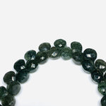 Load image into Gallery viewer, AAA Quality Natural Black Sunstone Faceted Heart Shape Beads, 7" Heart Shape Gemstone Beads, Heart Shape Briolette's For Jewelry, 5X6 MM