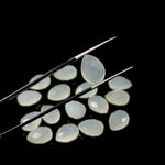 Load image into Gallery viewer, Natural White Moonstone Faceted Pear Shape Beads, 9X12 MM AAA+ Quality Moonstone Briolette's Beads, Matched Pairs, Jewelry Making Beads