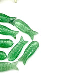Load image into Gallery viewer, Green Strawberry Carved Fish, Green Quartz Fish Shape Carving, 10X30MM Loose Gemstone Fishes Charm, Reiki Healing Crystal Gifts